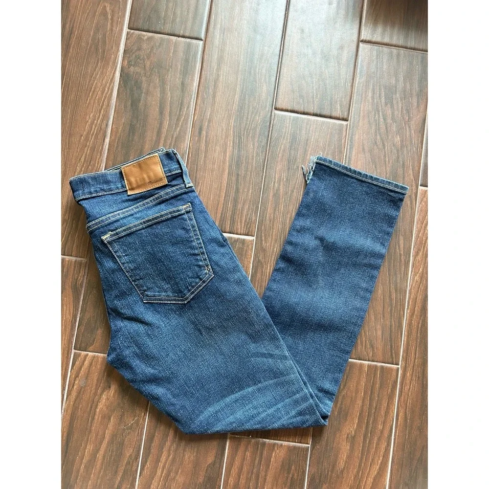 Madewell Slim Jeans Mens 32x32* Heritage Cotton Blend Stretch Dark Classic L-12